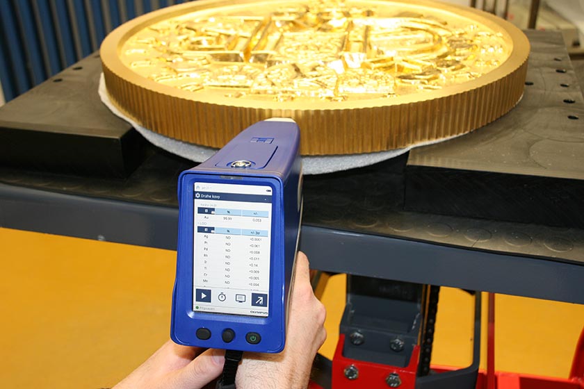 Czech Mint Spot Checks the Purity of the World s 2nd Largest Gold