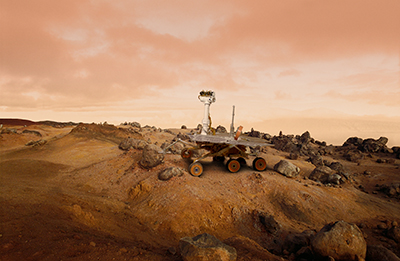 Astromobile Curiosity sur Mars