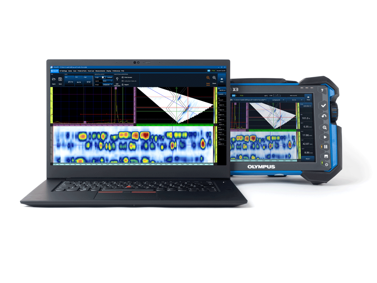 OmniScan X3 - Phased Array Flaw Detector With TFM | Olympus