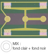 Structure sur un wafer de semi-conducteur - MIX