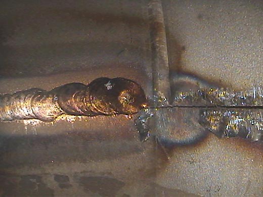 Incompletely penetrated weld