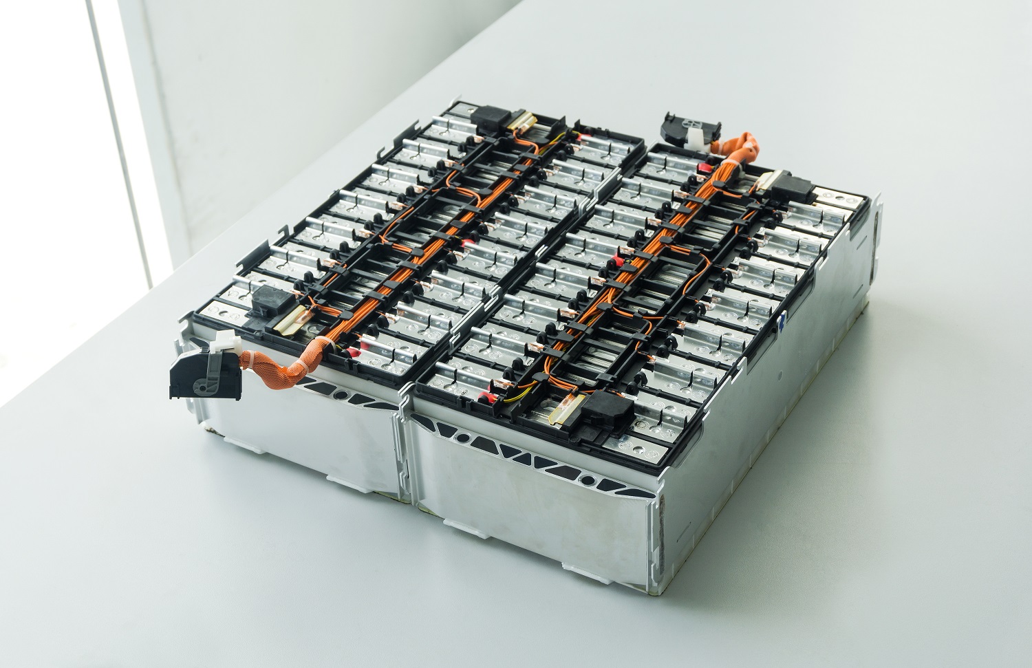 Spent lithium-ion car battery