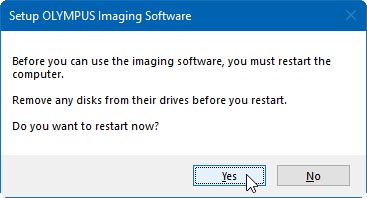 14) Please restart the PC before using the software for the first time.