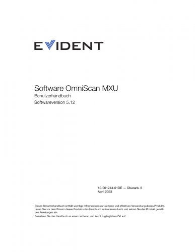 OmniScan MXU User's Manual