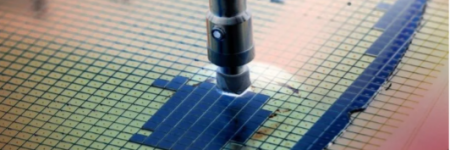Silicon wafer in semiconductor manufacturing