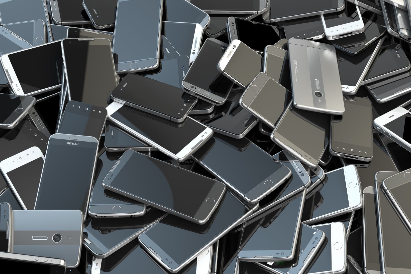 Telefones celulares reciclados